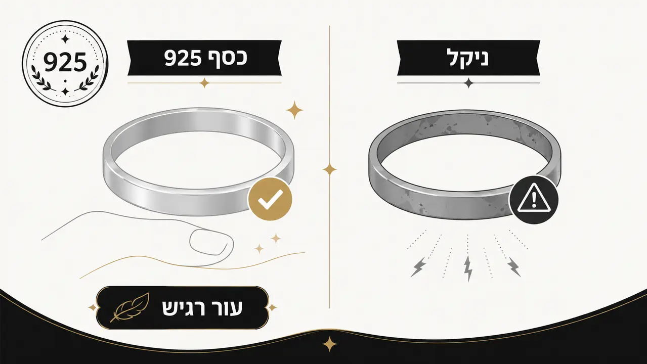 האם טבעות כסף לנשים מתאימות לעור רגיש?