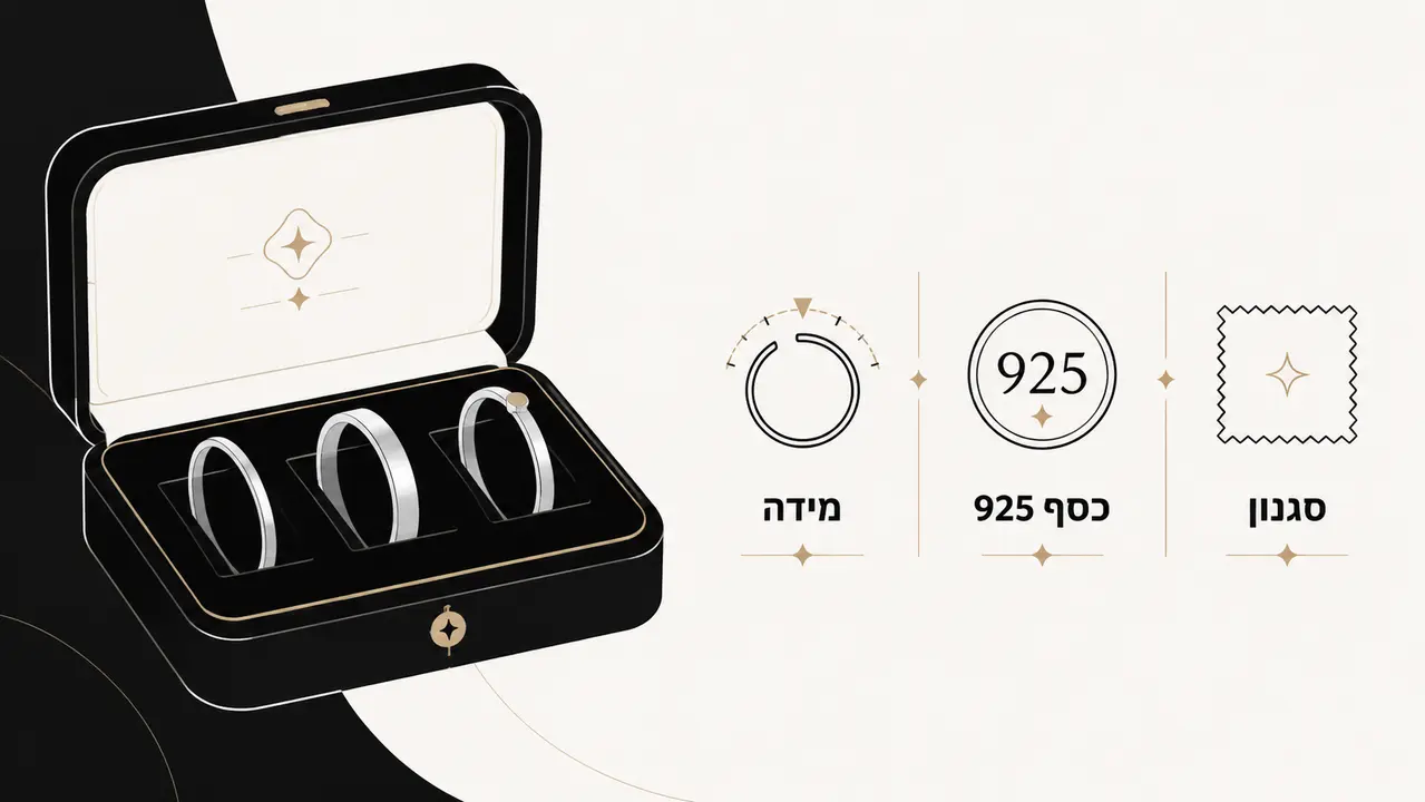 איך בוחרים טבעת כסף לאישה