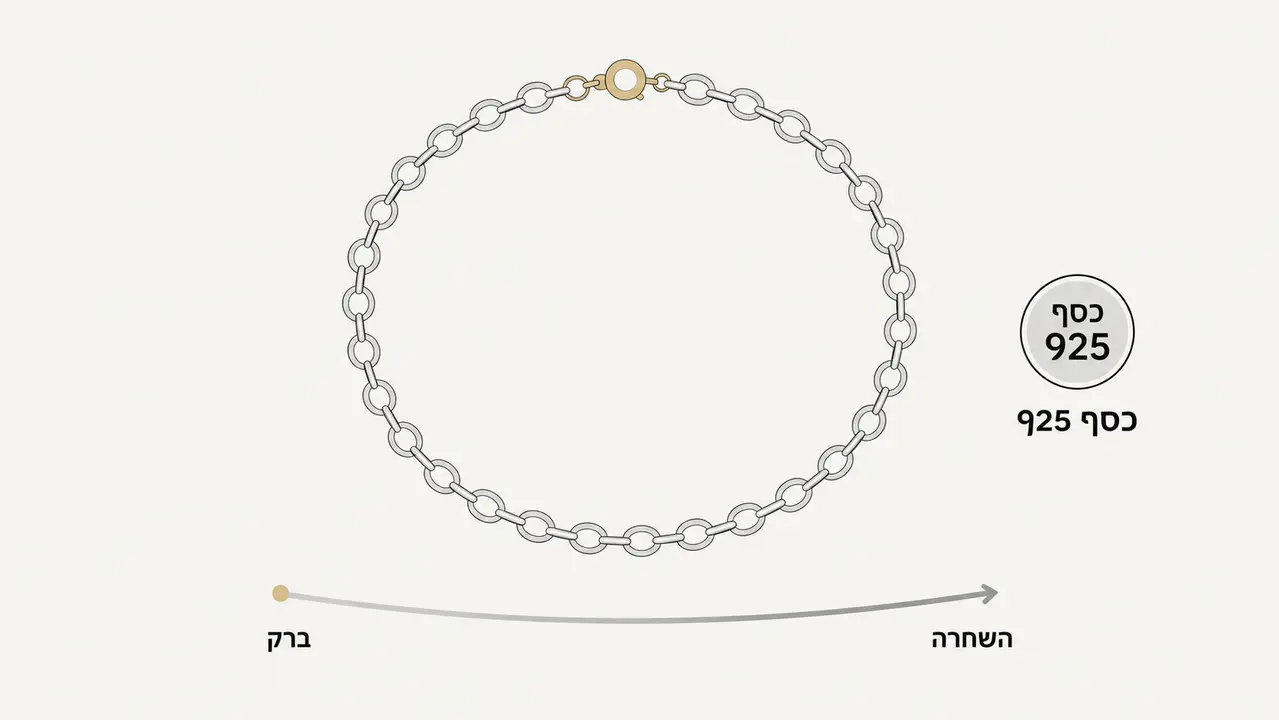 האם קיימת שרשרת כסף שלא משחירה