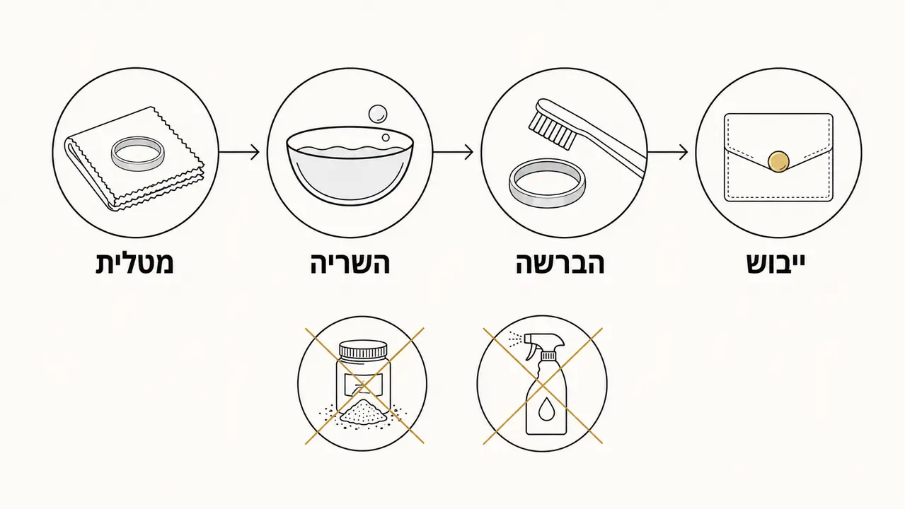 ניקוי בבית בלי לפגוע בגימור