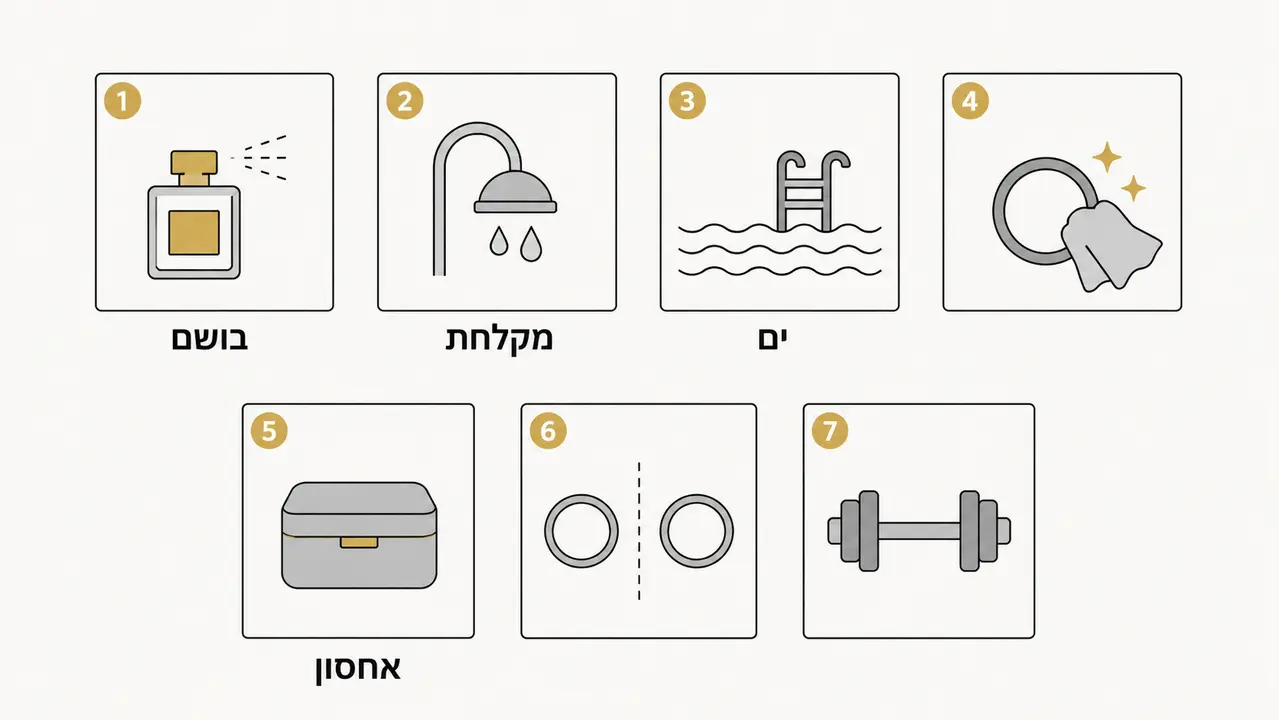 שבעה שלבים לשמירה על ברק לאורך שנים
