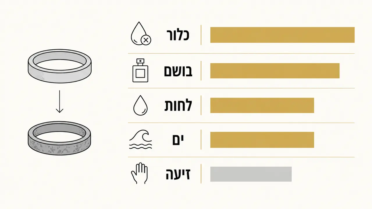 למה טבעות כסף משחירות, ומה זה מספר לכם